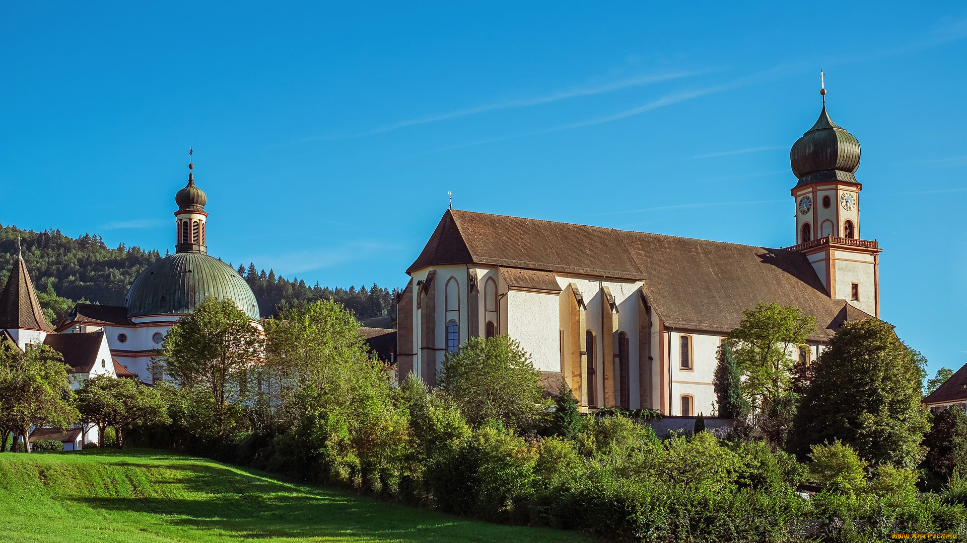munstertal, germany, города, -, католические, соборы, , костелы, , аббатства