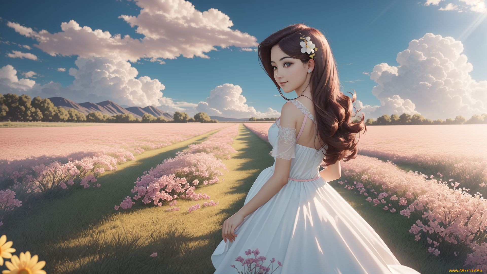 аниме, пейзажи, , природа, нейросети, графика, нейроарт, ai, art, нейронные, сети, рисунки, нейро, искусство