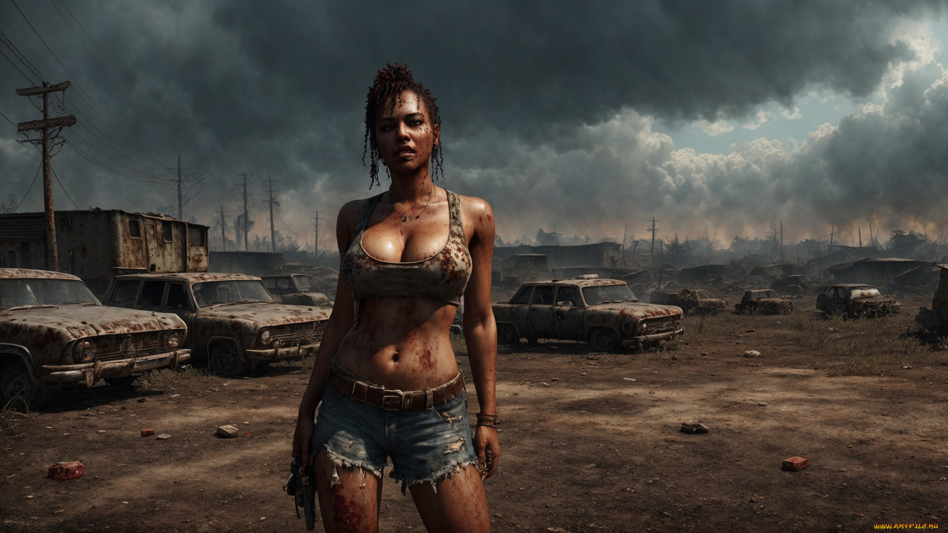 фэнтези, романтика, апокалипсиса, нейросети, графика, нейроарт, ai, art, нейронные, сети, рисунки, нейро, искусство, девушка