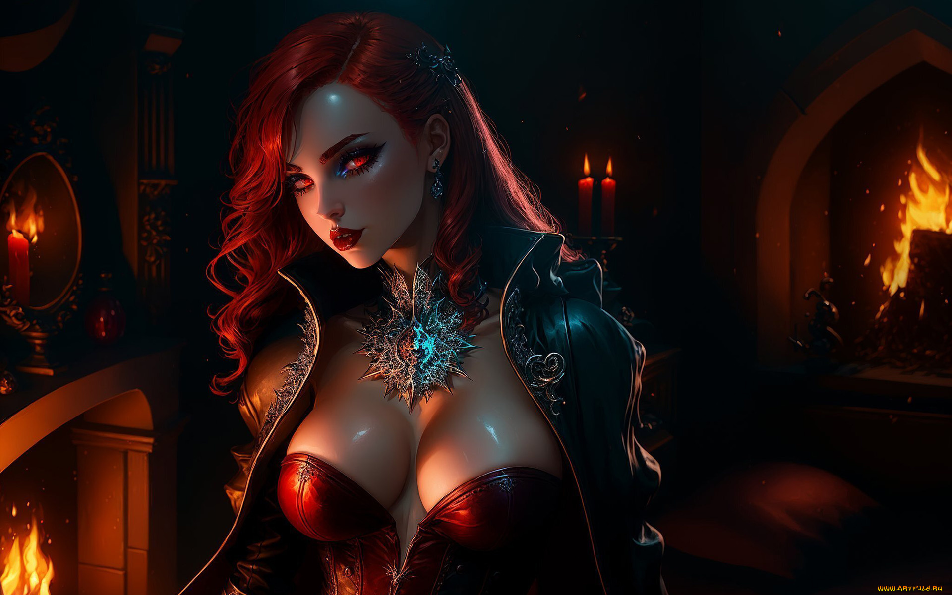 фэнтези, вампиры, нейросети, графика, нейроарт, ai, art, нейронные, сети, рисунки, нейро, искусство