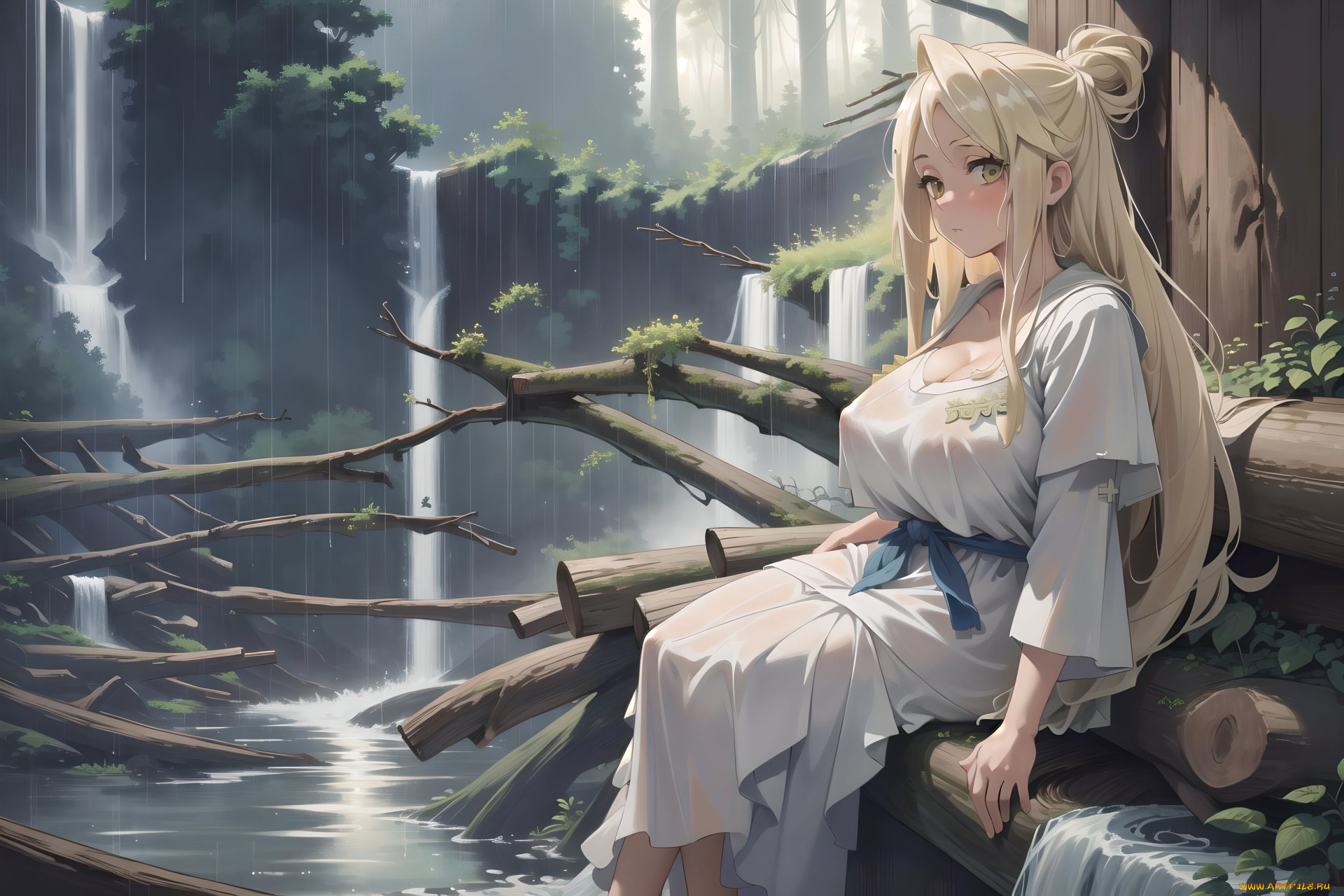 аниме, пейзажи, , природа, нейросети, графика, нейроарт, ai, art, нейронные, сети, рисунки, нейро, искусство