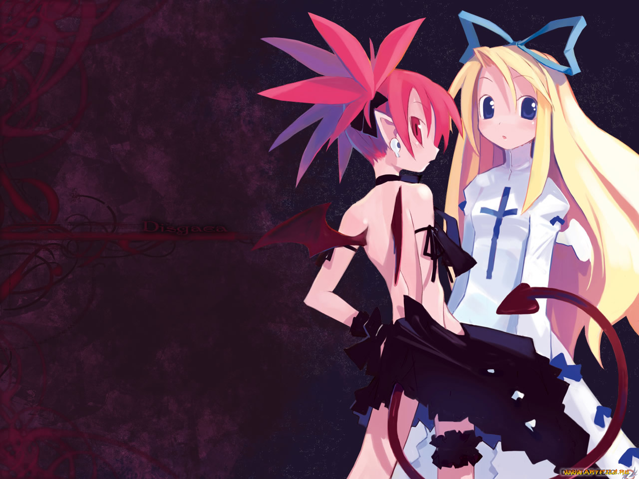 аниме, netherworld, battle, chronicle, disgaea