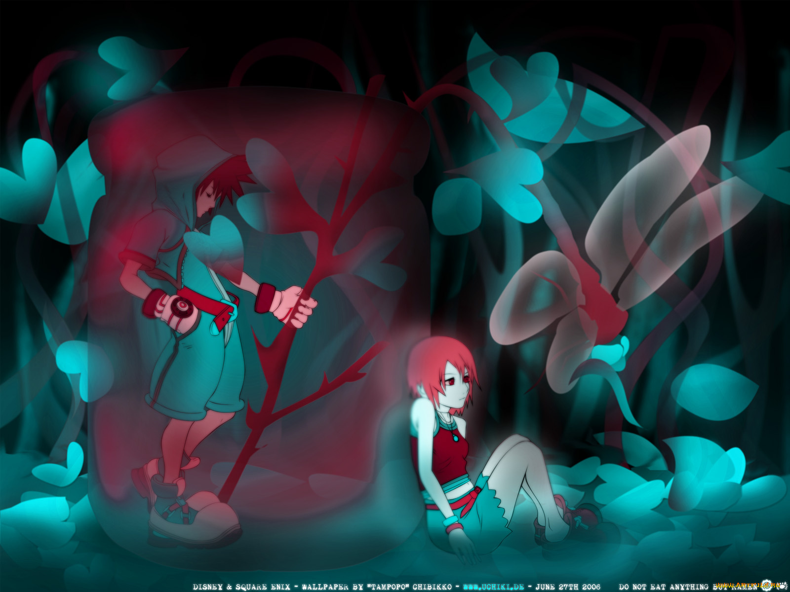 аниме, kingdom, hearts