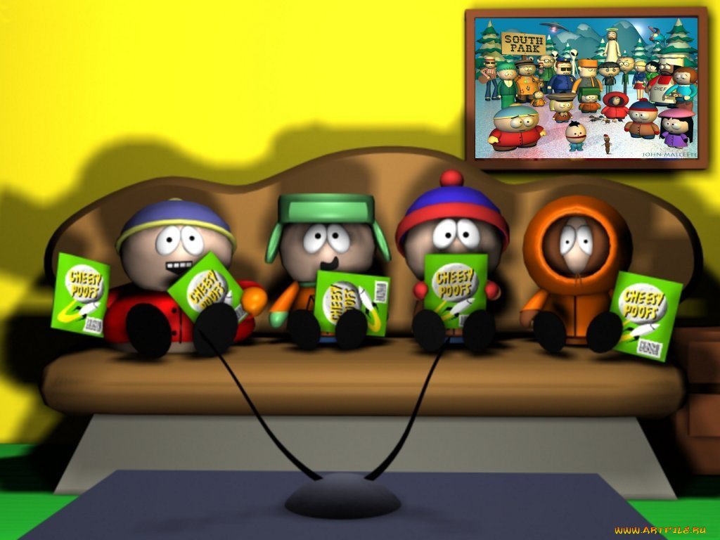 мультфильмы, south, park