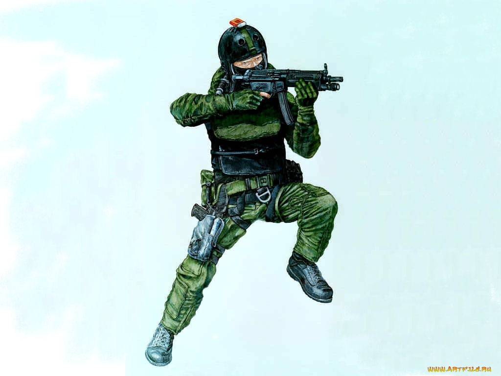 рисованные, армия
