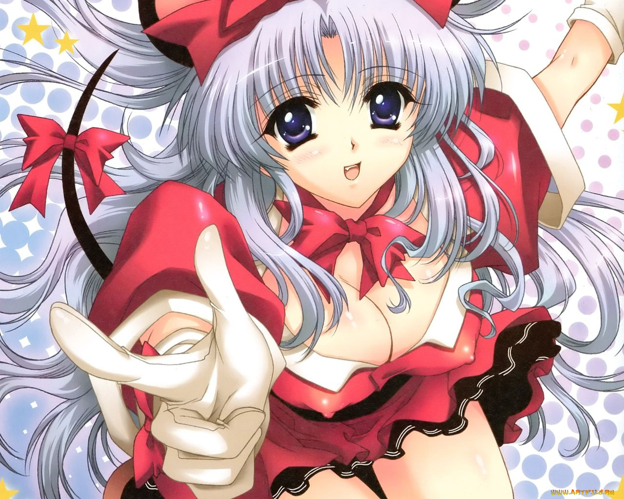 аниме, merry, chrismas, winter