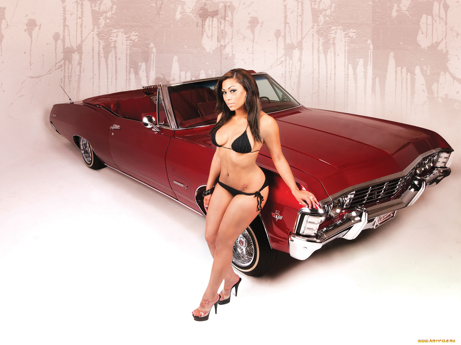 автомобили, авто, девушками