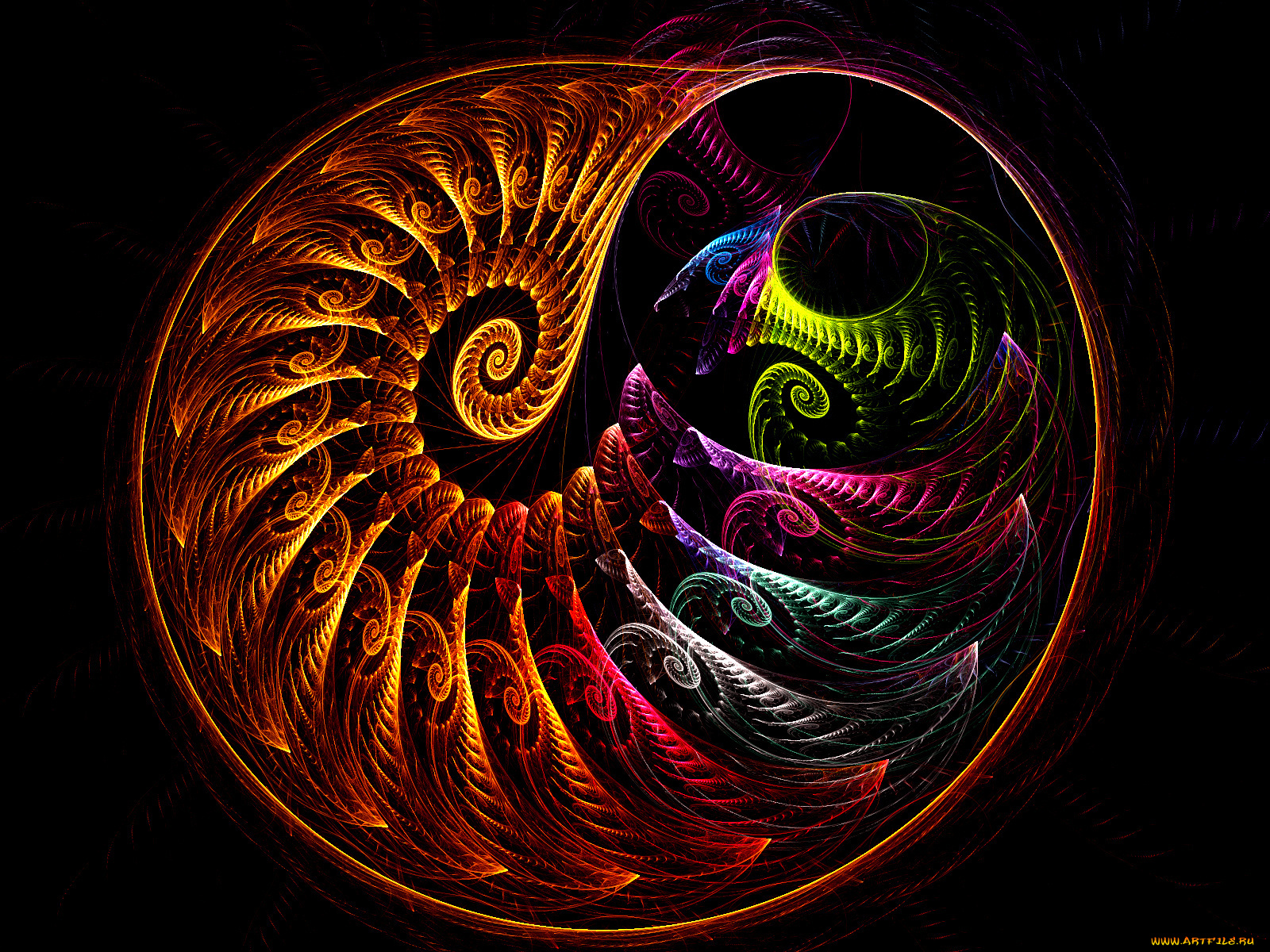 3д, графика, fractal, фракталы, абстракция