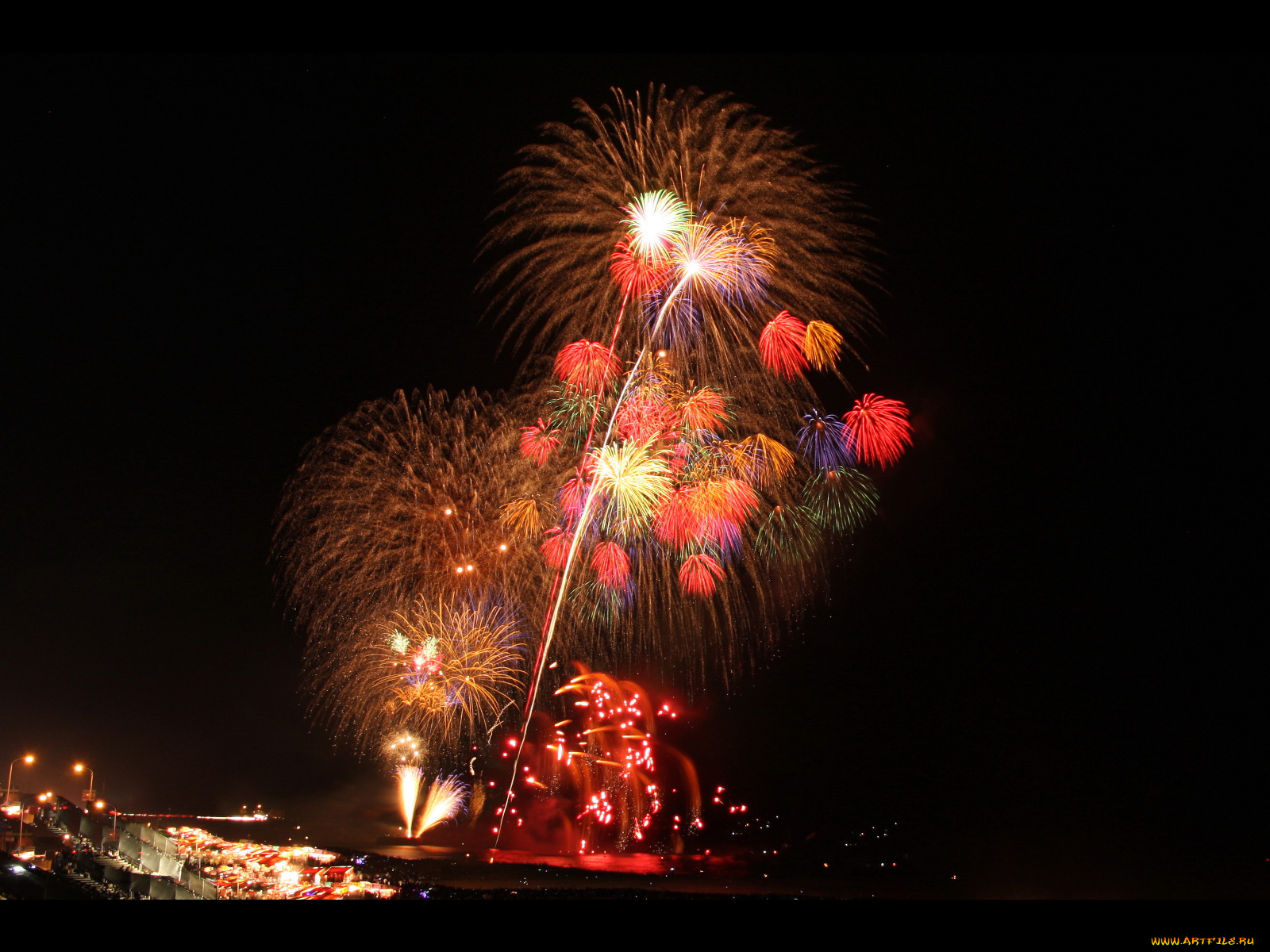 разное, салюты, фейерверки, салют