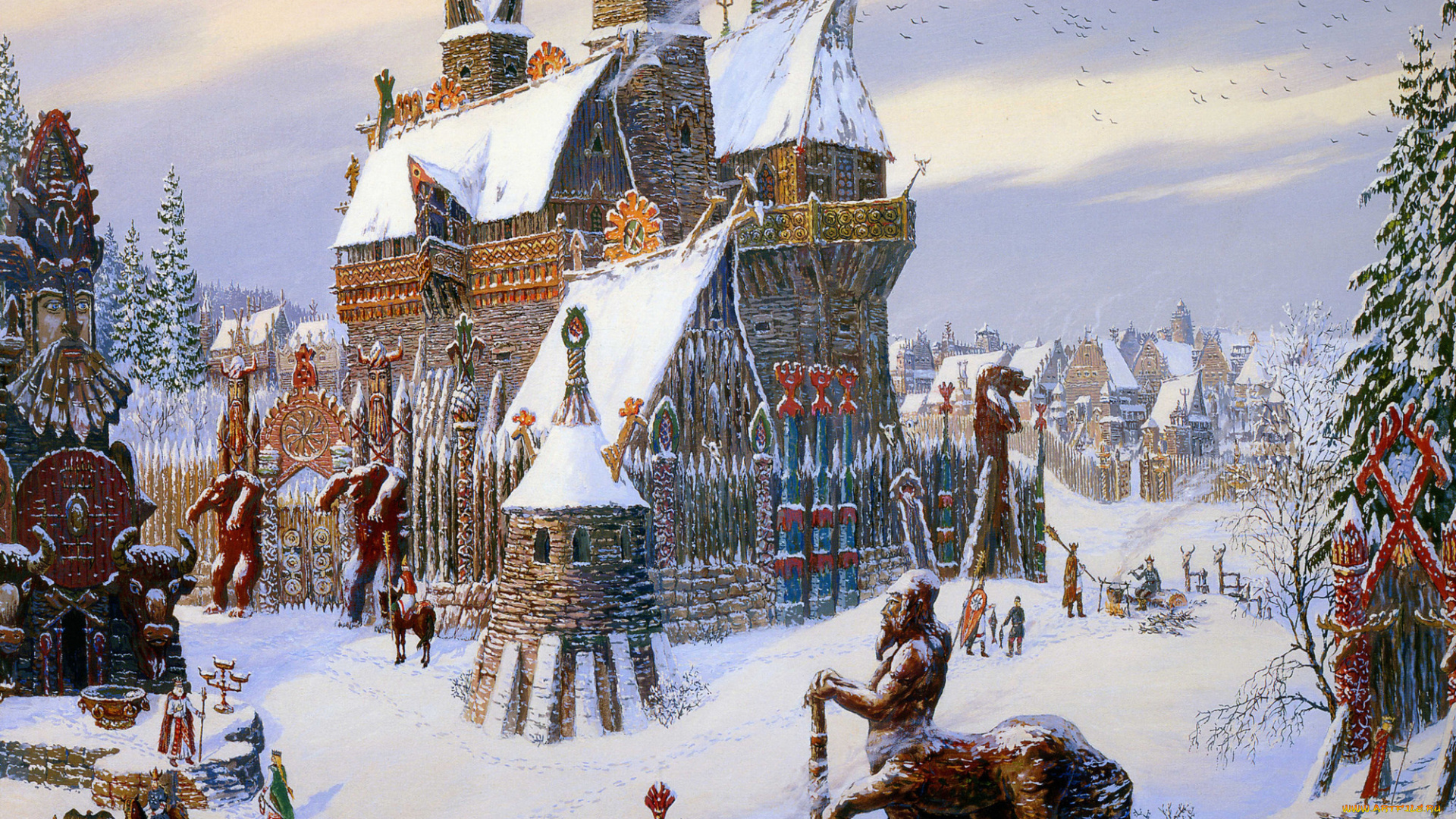 всеволод, иванов, ведическая, русь, рисованные