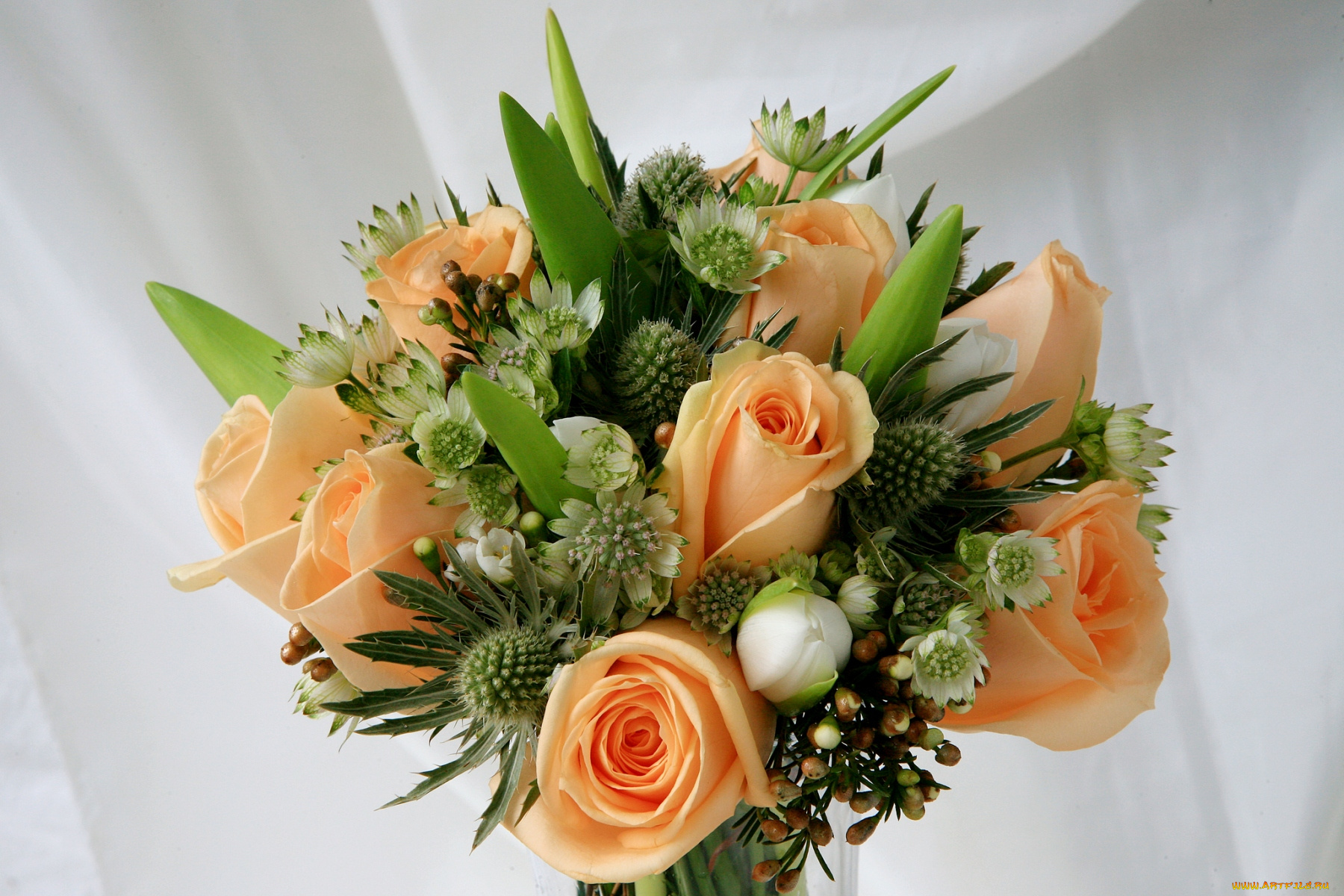 цветы, букеты, композиции, розы, астрантия