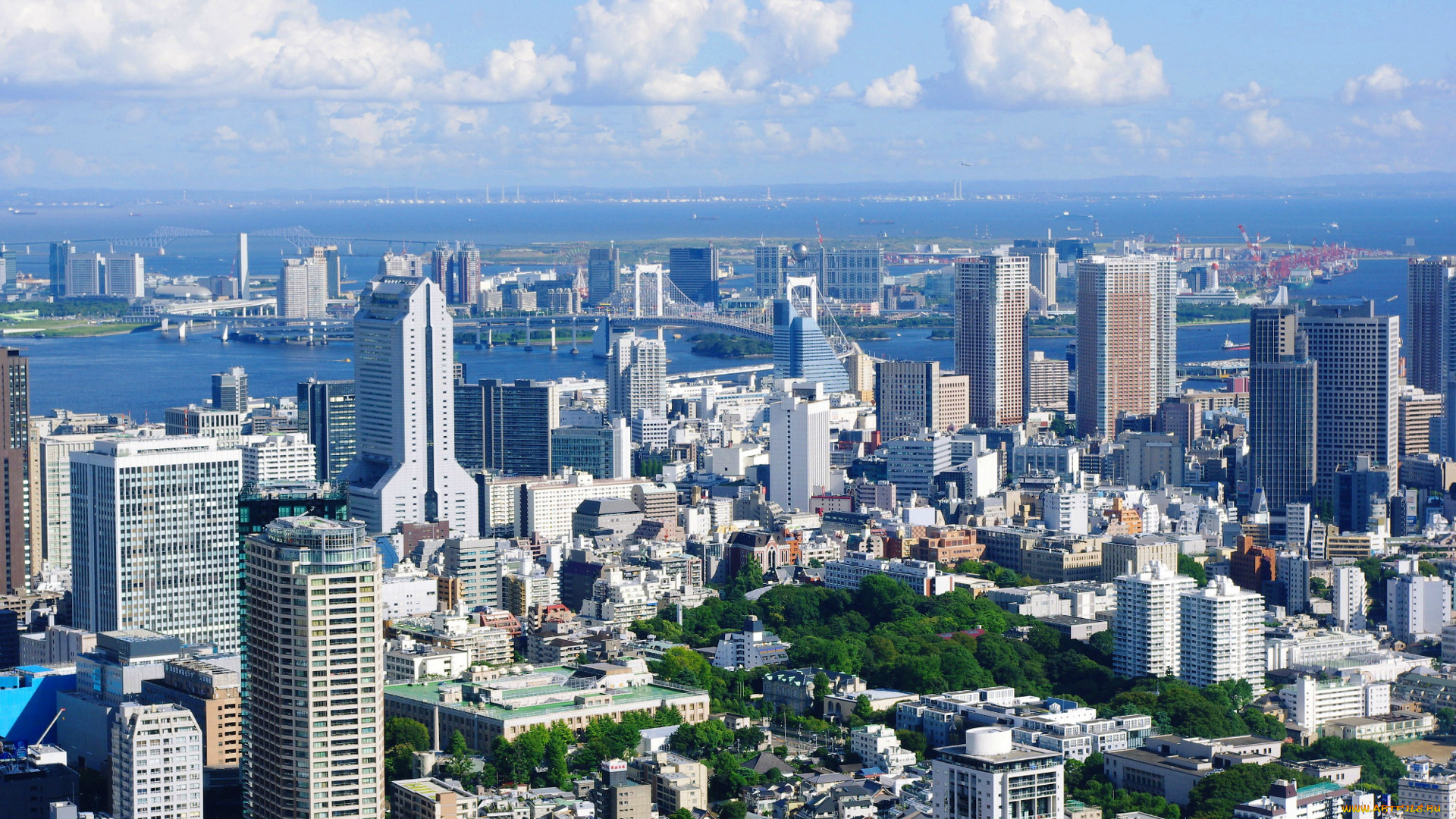 города, панорамы, небо, дома