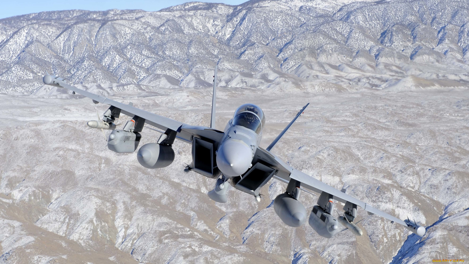 ea, 18g, growler, авиация, боевые, самолёты, боинг, вмс, сша, палубный, самолёт, горы, полет, радиоэлектронной, борьбы