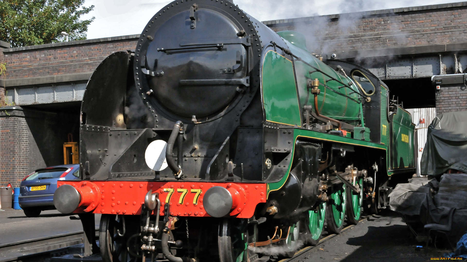 техника, паровозы, паровоз, рельсы, железная, дорога