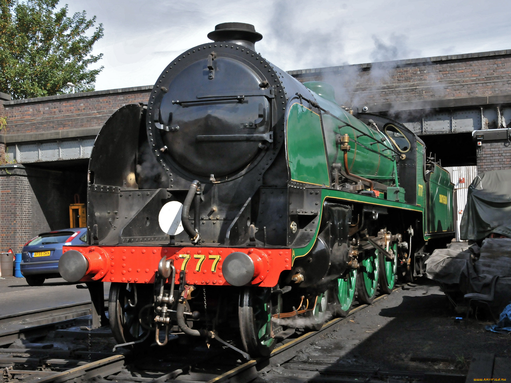 техника, паровозы, паровоз, рельсы, железная, дорога