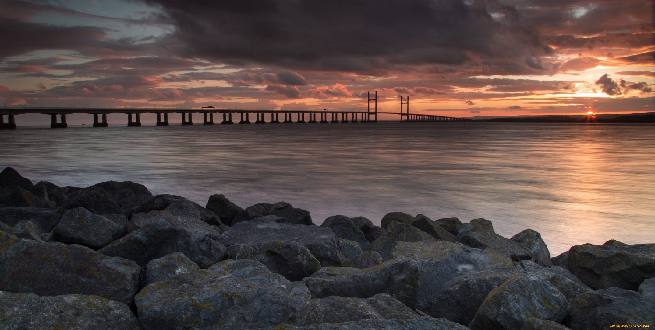 природа, восходы, закаты, закат, пейзаж, деревья, озеро