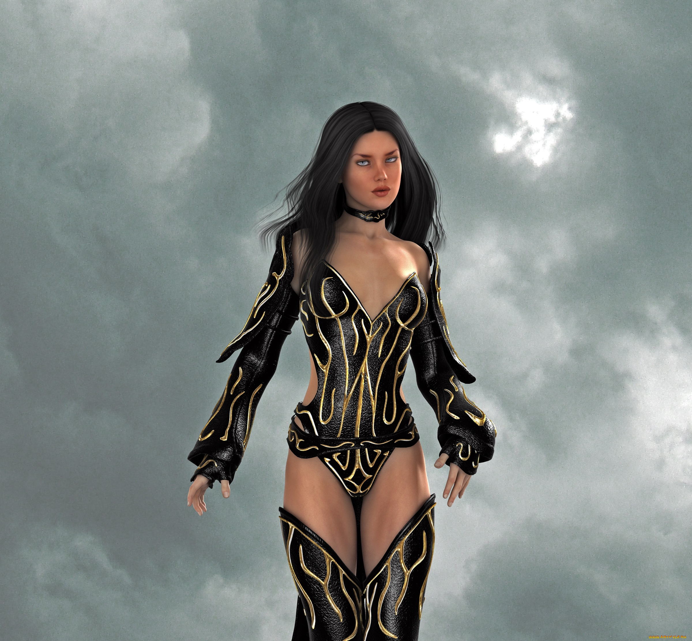 3д, графика, амазонки, , amazon, взгляд, девушка