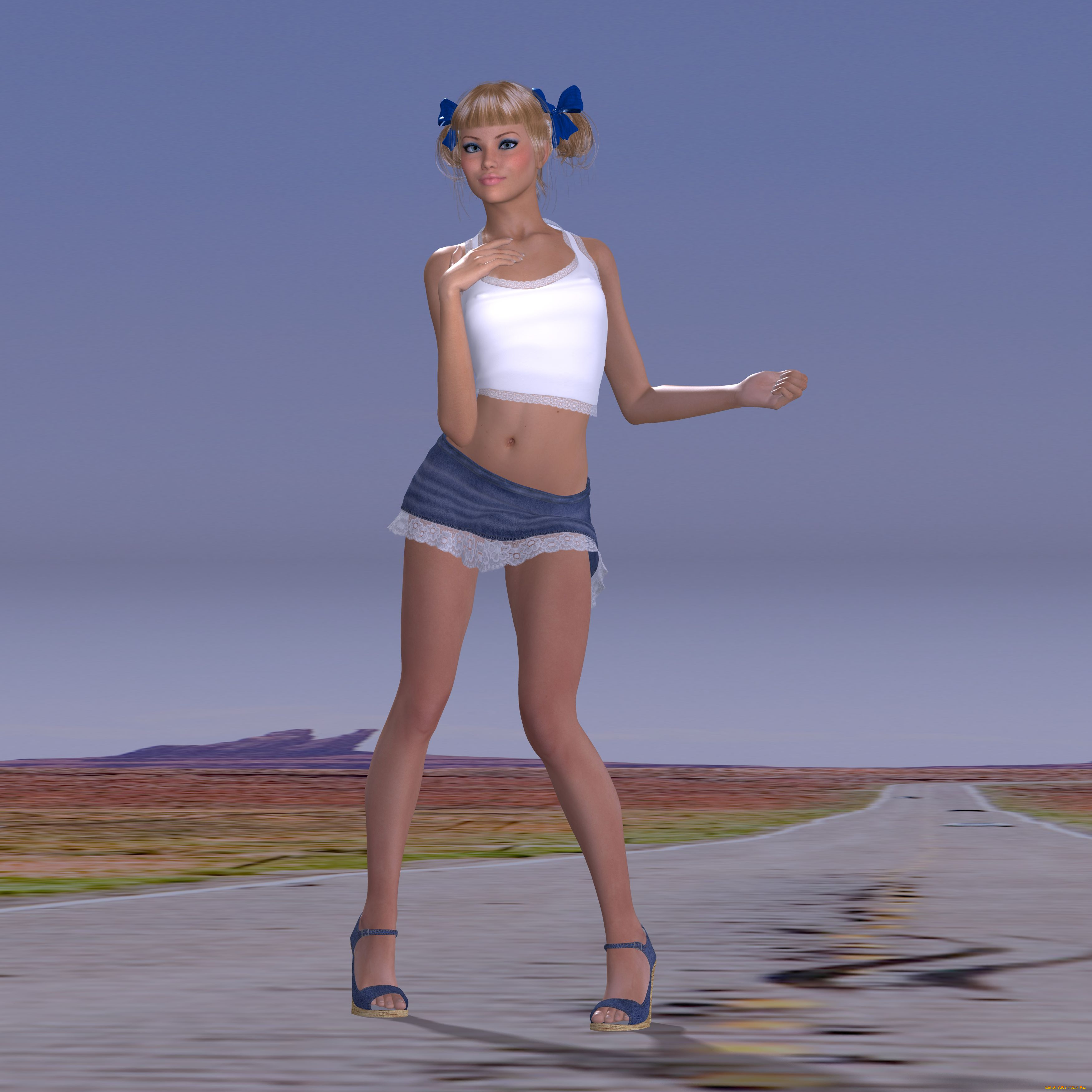 3д, графика, люди, , people, девушка, взгляд