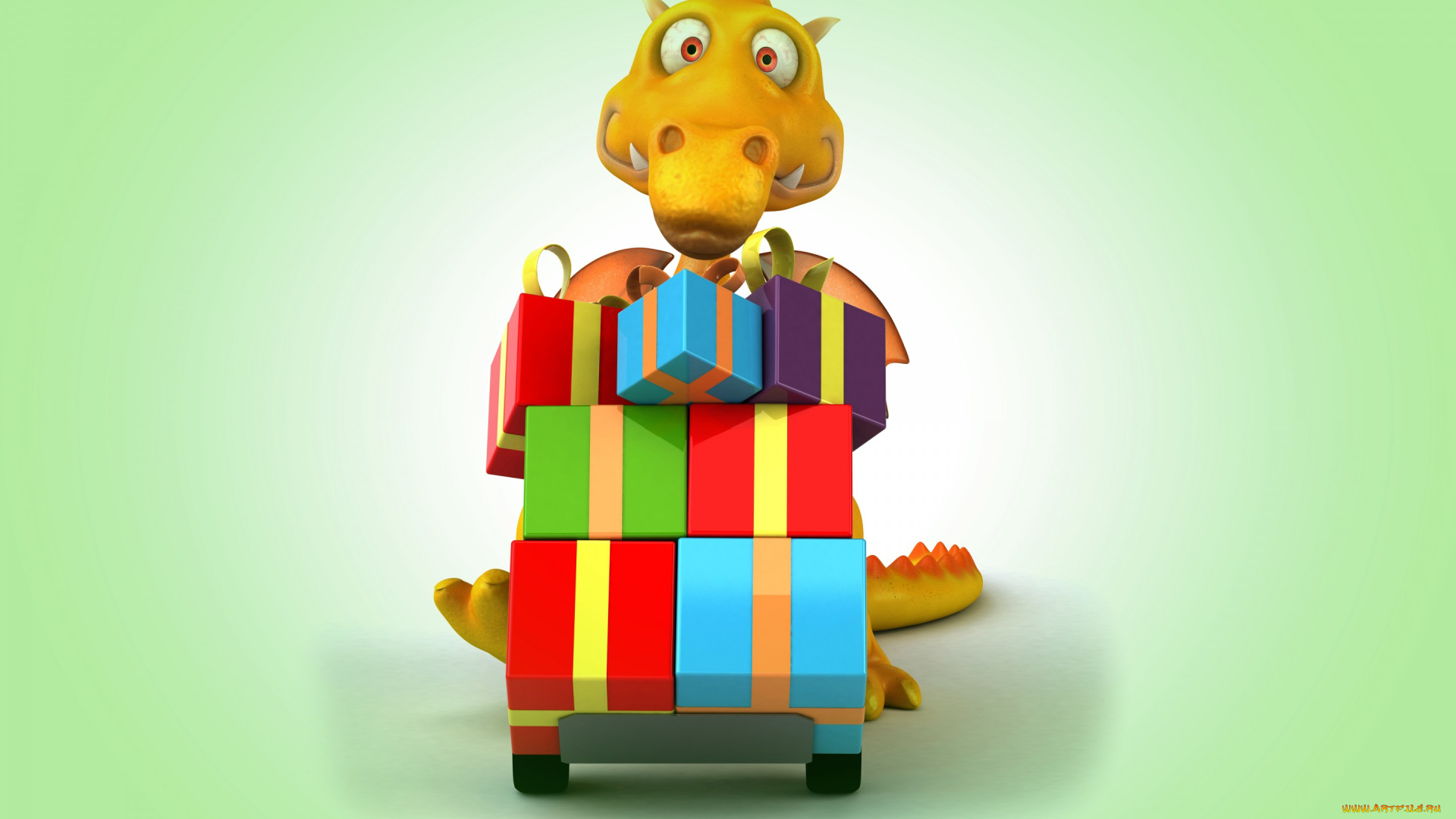 3д, графика, юмор, , humor, дракон, dragon, funny, 3d