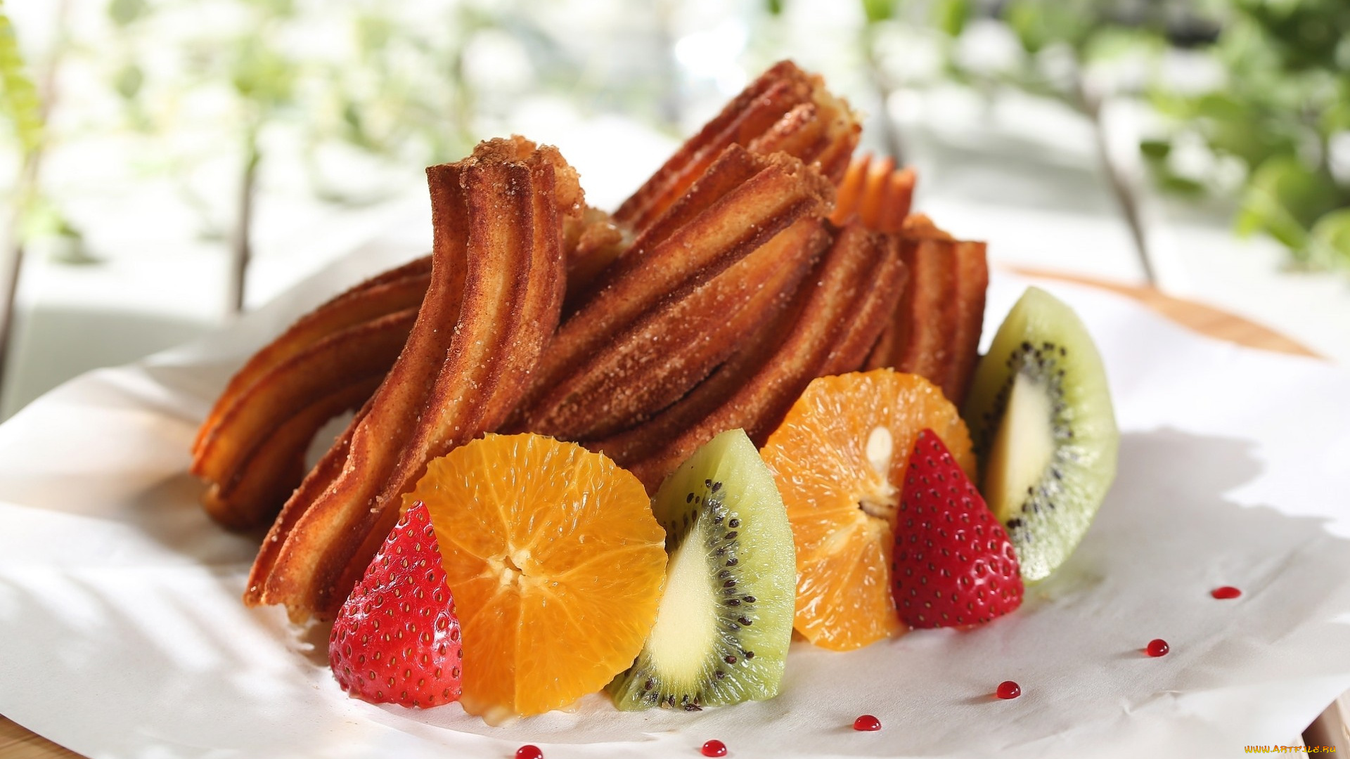 еда, пирожные, , кексы, , печенье, сладость, пирожное, фрукты, клубника, киви, апельсин