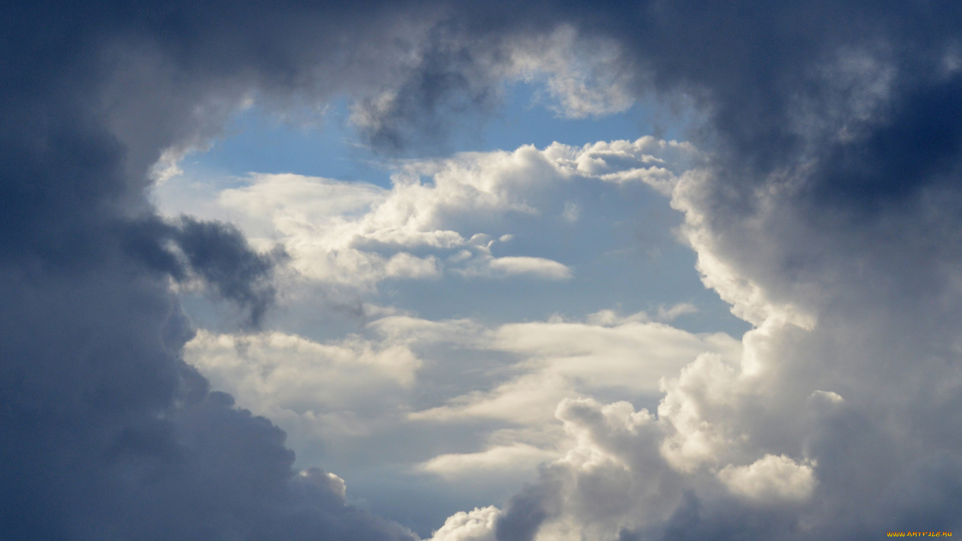 природа, облака