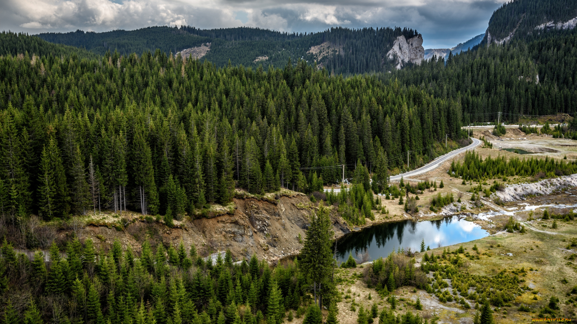 природа, реки, озера, горы, лес, озеро