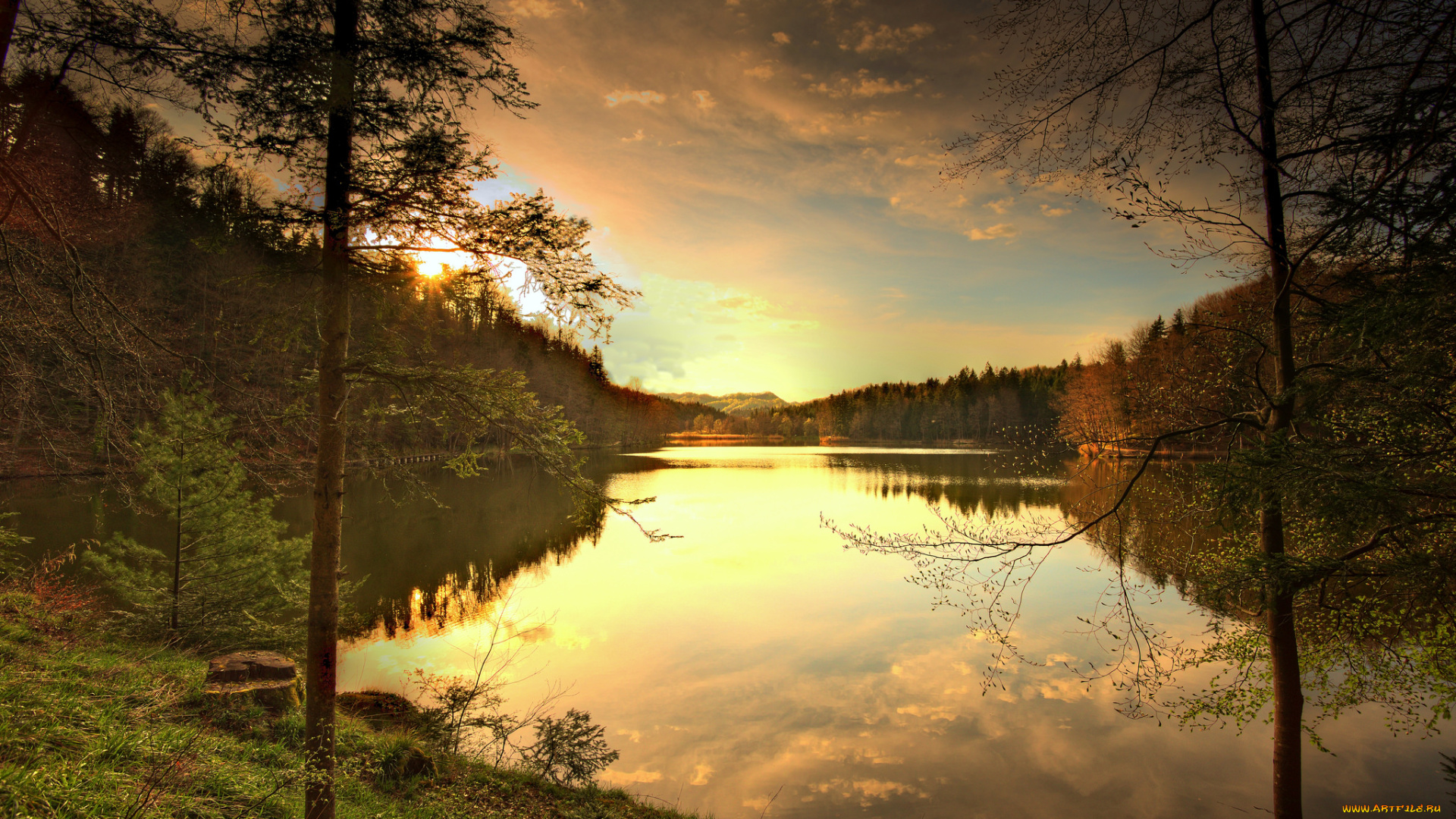 природа, восходы, закаты, рассвет