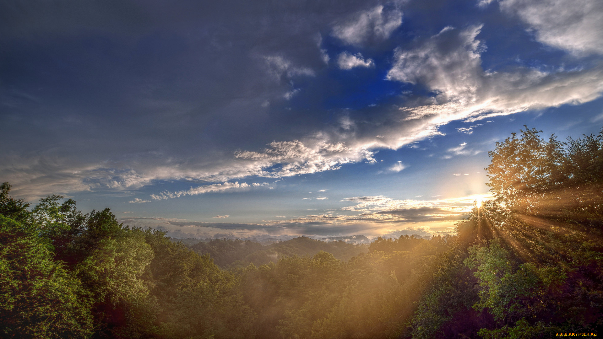 природа, восходы, закаты, рассвет