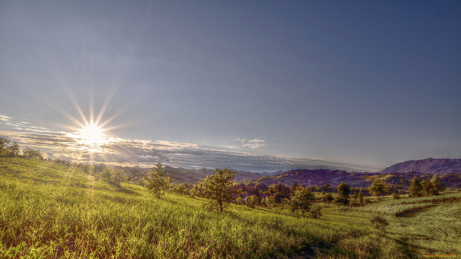 природа, восходы, закаты, рассвет