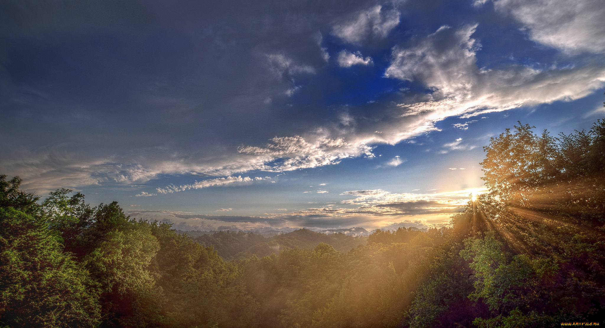 природа, восходы, закаты, рассвет