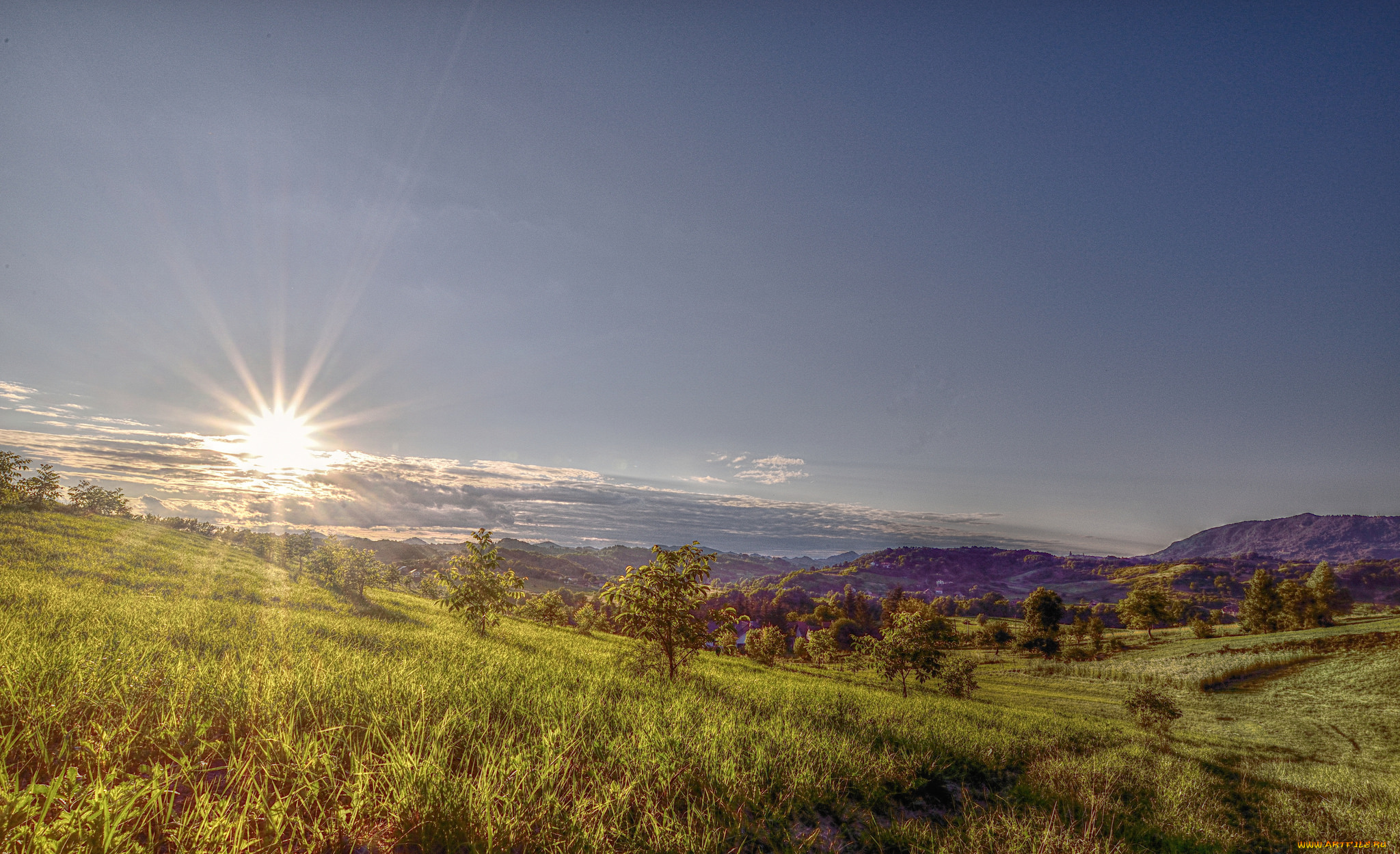 природа, восходы, закаты, рассвет