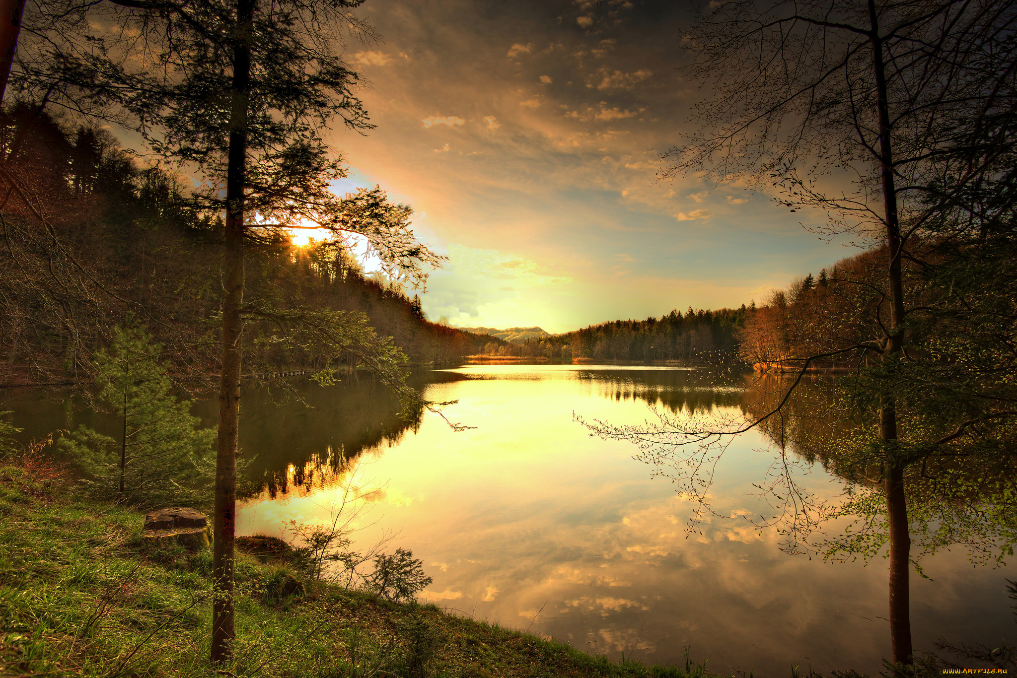 природа, восходы, закаты, рассвет