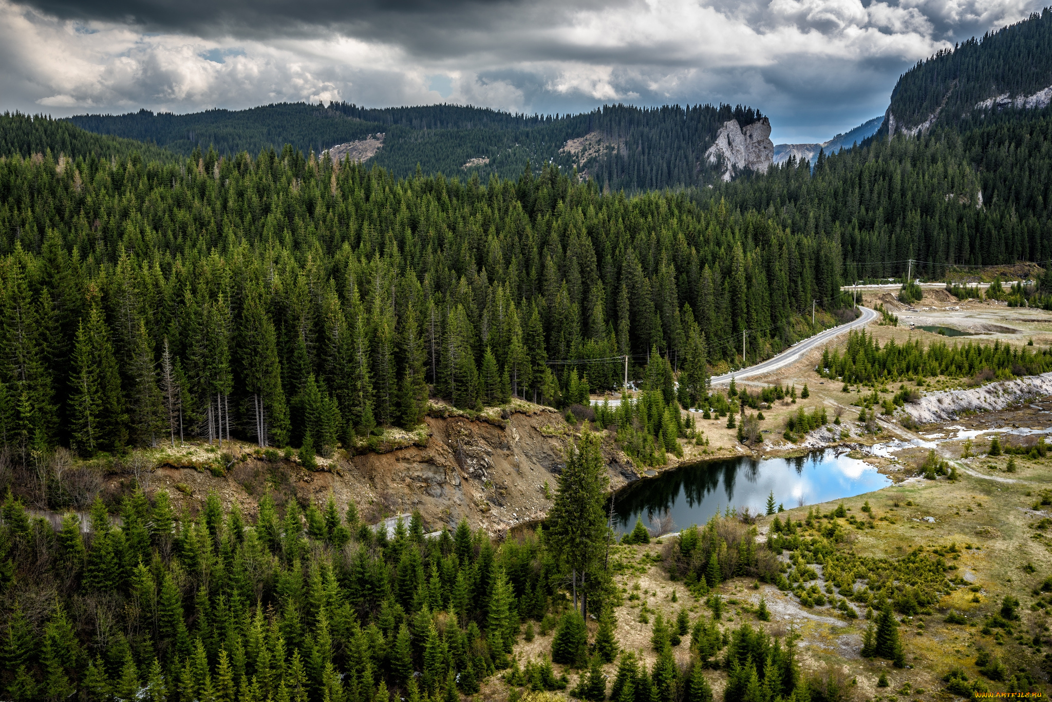 природа, реки, озера, горы, лес, озеро