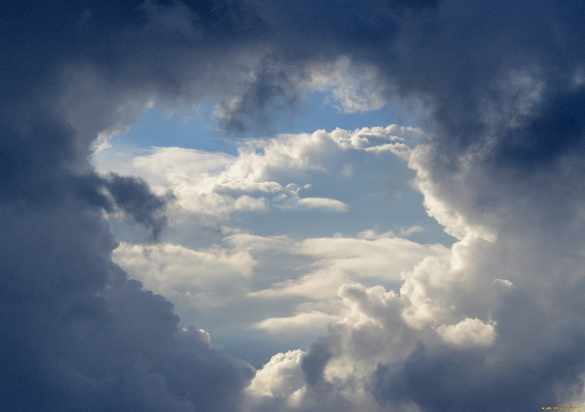 природа, облака