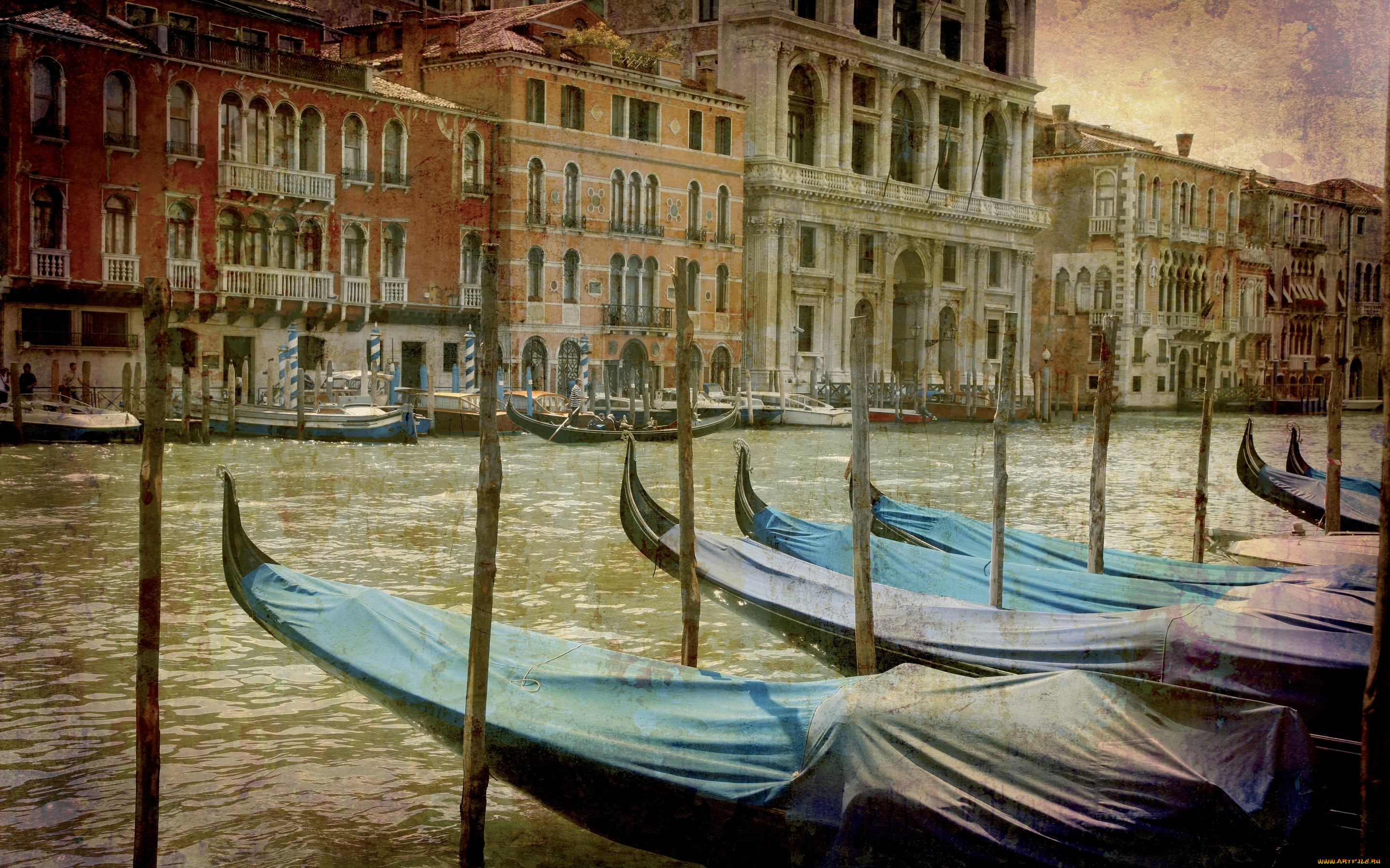 корабли, лодки, , шлюпки, venice, italy, city, vintage, венеция, италия, город, канал, гондола