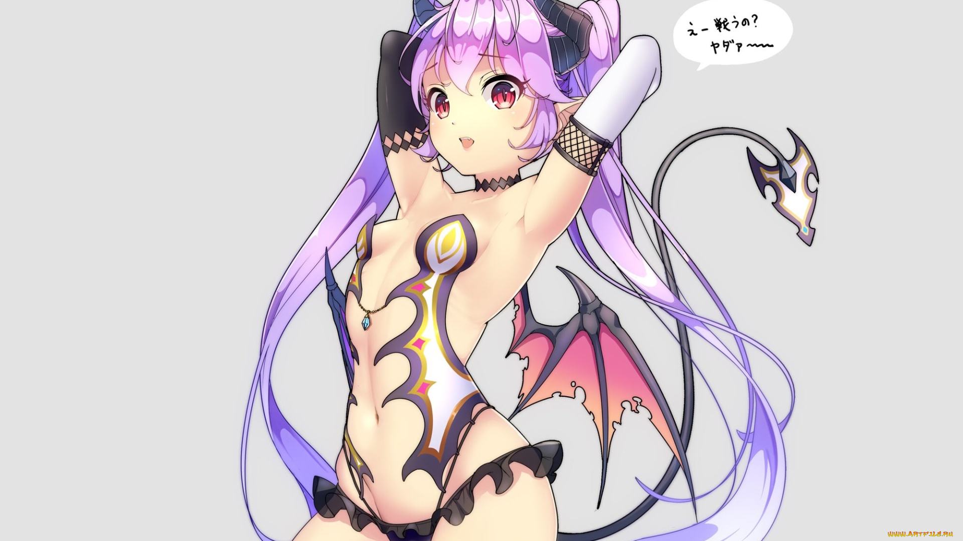 аниме, ангелы, , демоны, девушка