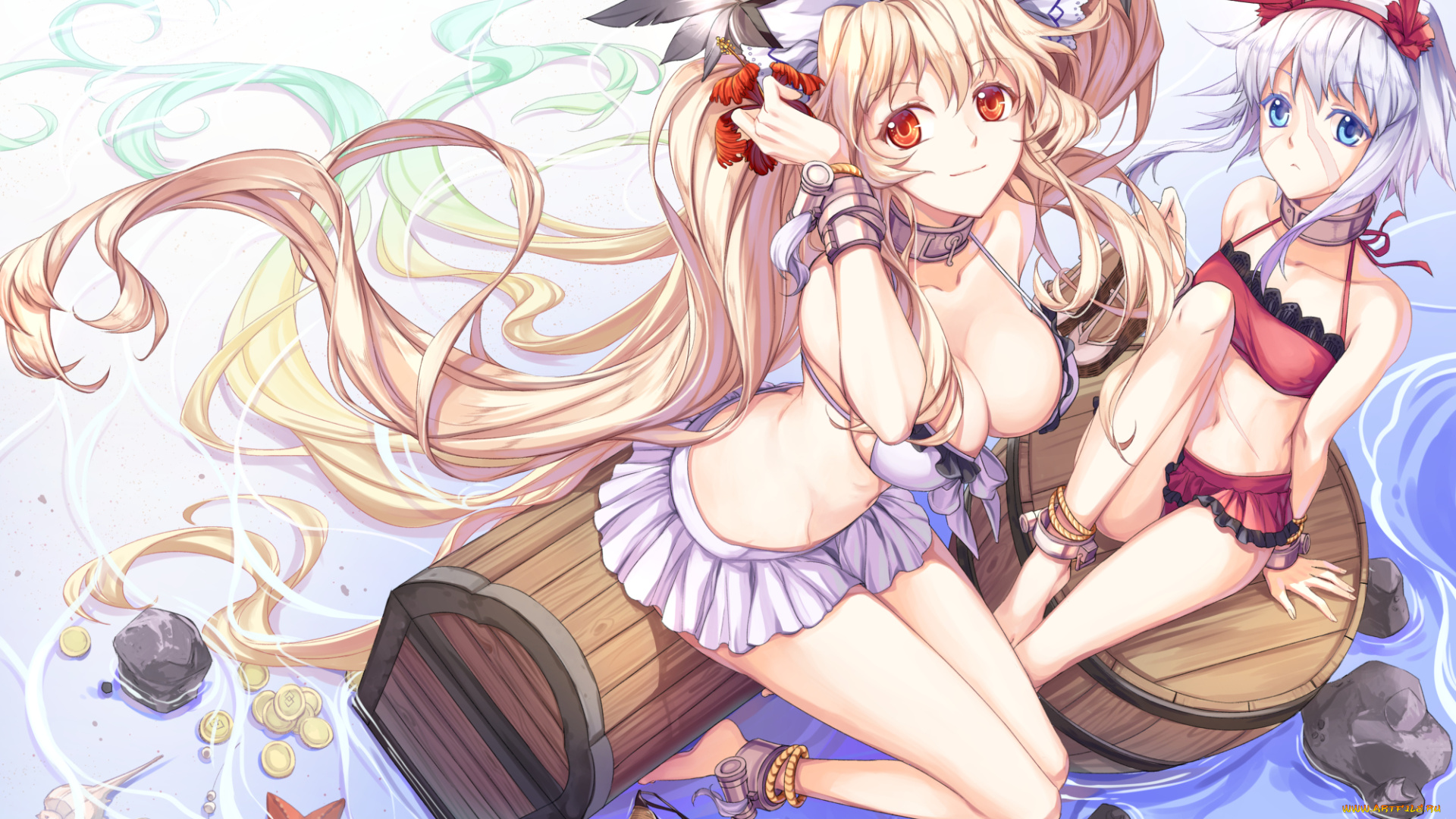 аниме, fate, stay, night, девушки