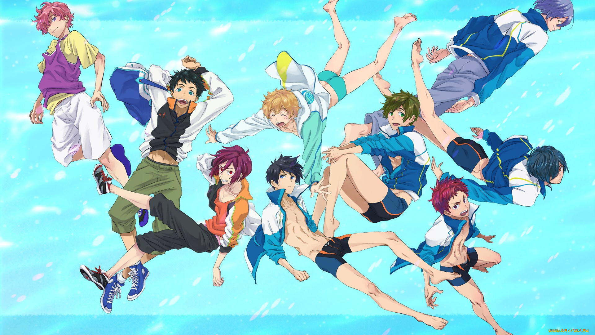 аниме, free, персонажи