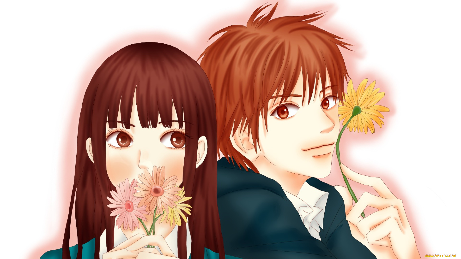 аниме, kimi, ni, todoke, персонажи