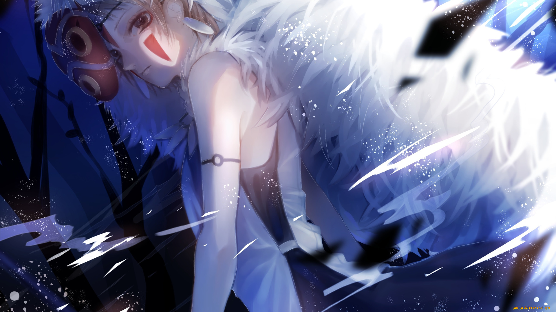 аниме, mononoke, hime, san