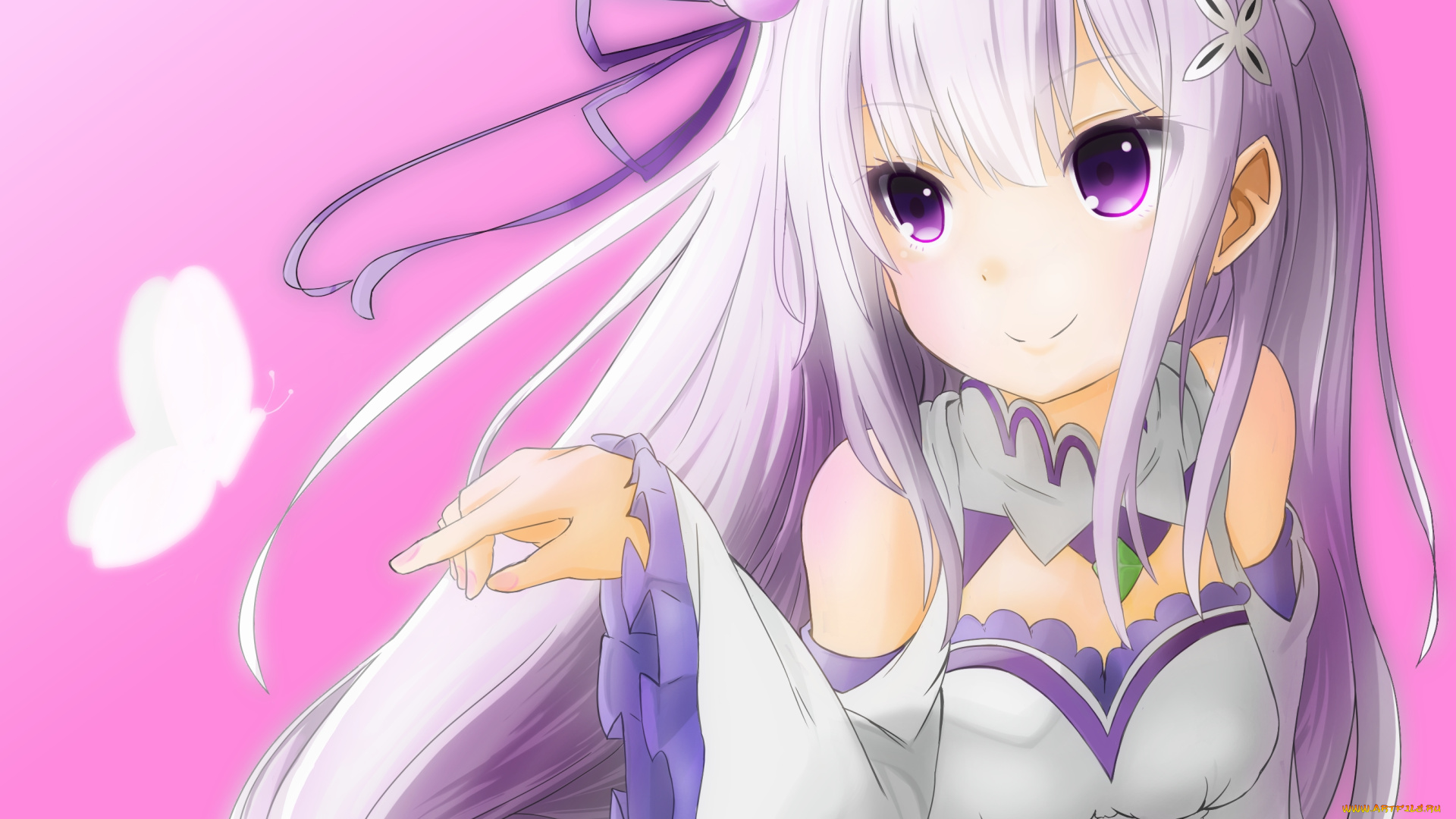 аниме, re, , zero, kara, hajimeru, isekai, seikatsu, эмилия