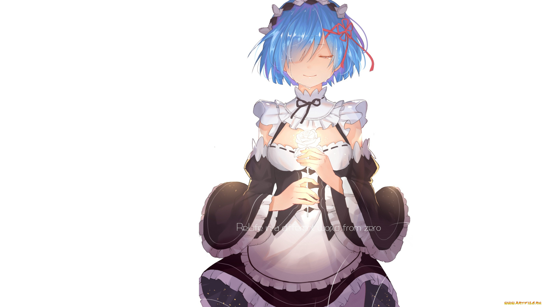 аниме, re, , zero, kara, hajimeru, isekai, seikatsu, рем