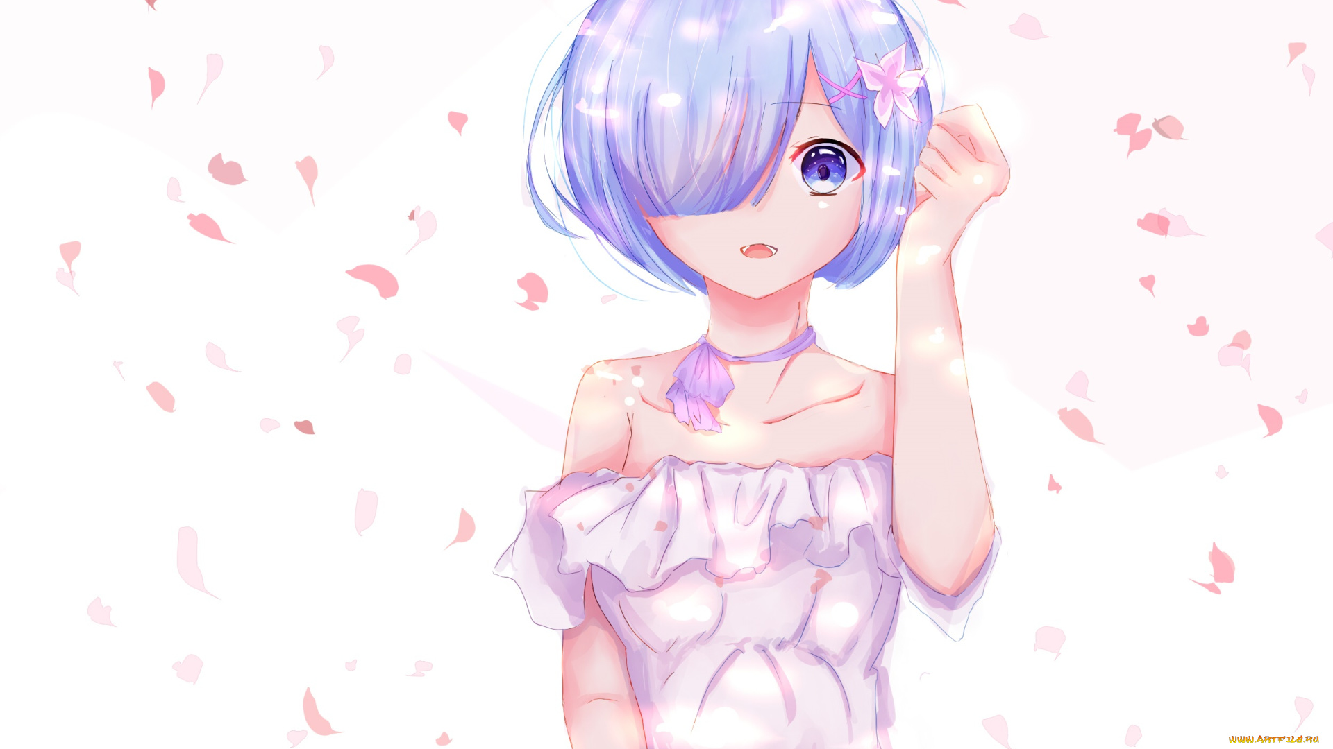 аниме, re, , zero, kara, hajimeru, isekai, seikatsu, рем