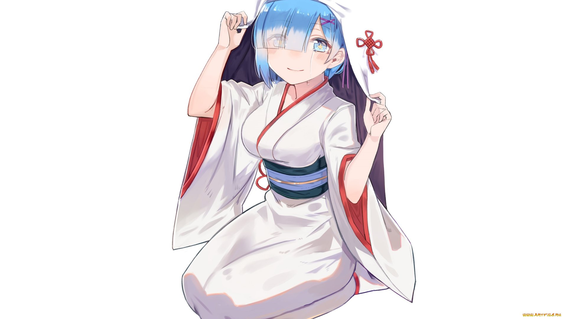 аниме, re, , zero, kara, hajimeru, isekai, seikatsu, рем