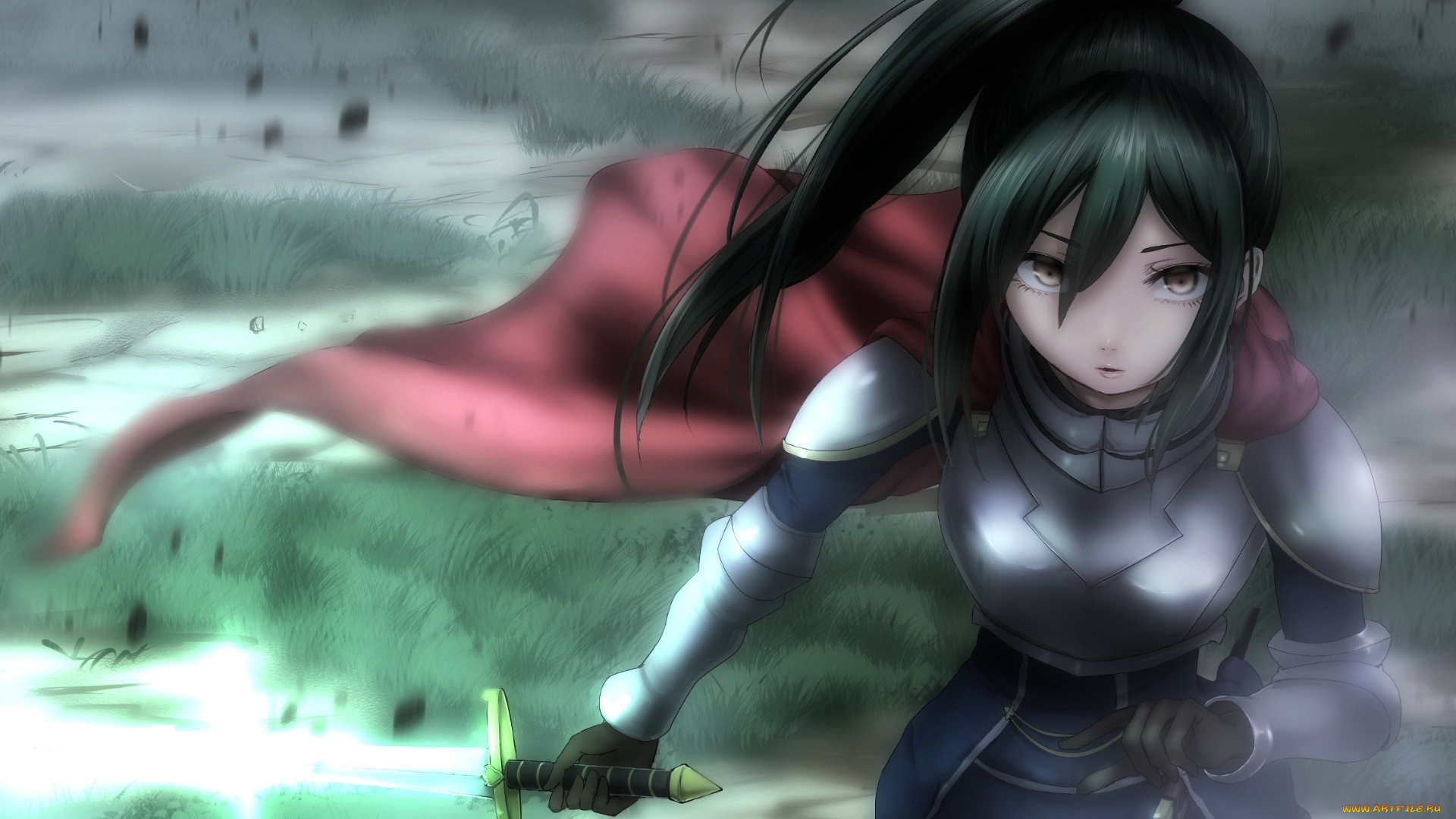 аниме, re, , zero, kara, hajimeru, isekai, seikatsu, девушка, взгляд, фон