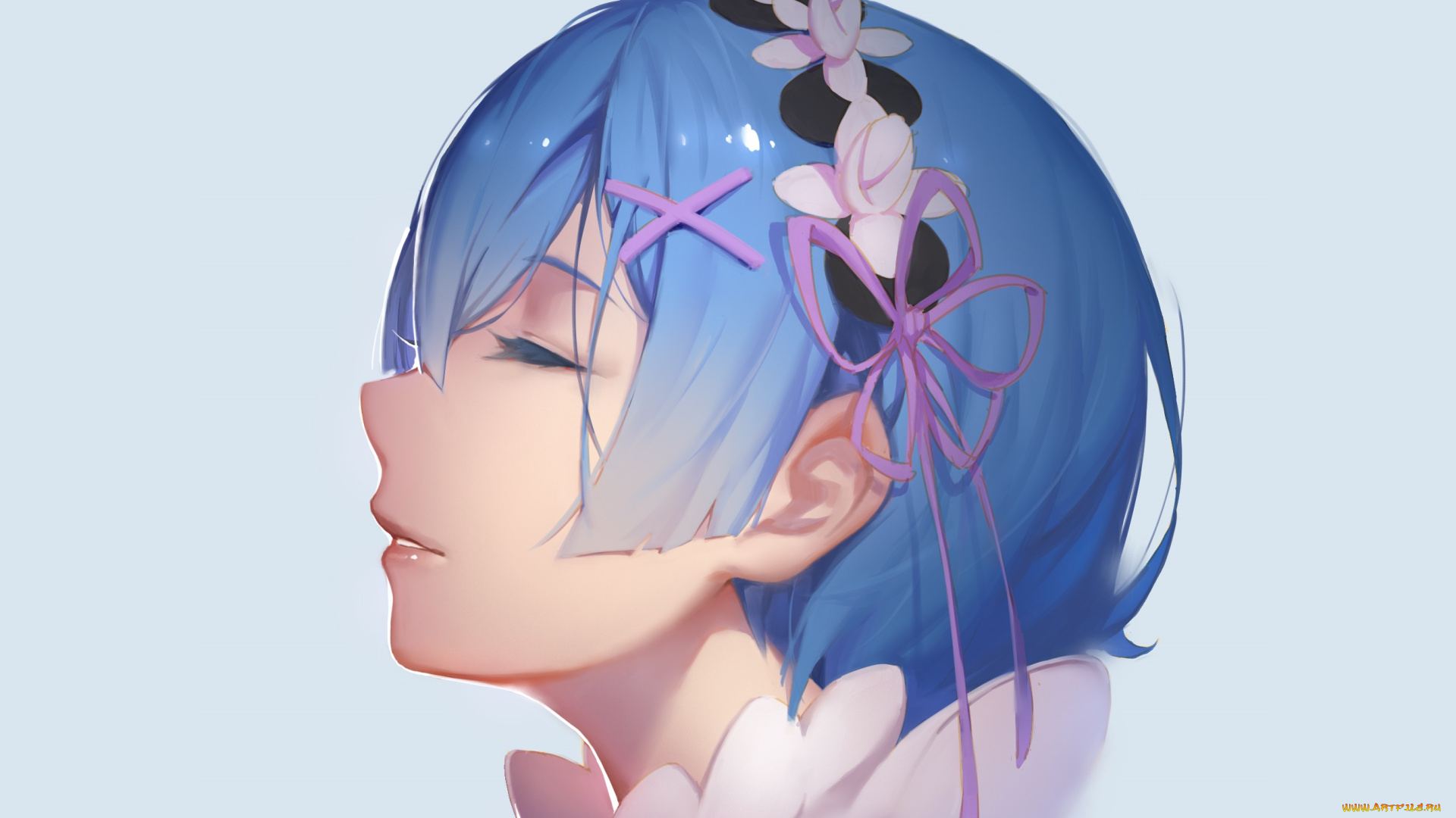 аниме, re, , zero, kara, hajimeru, isekai, seikatsu, рем