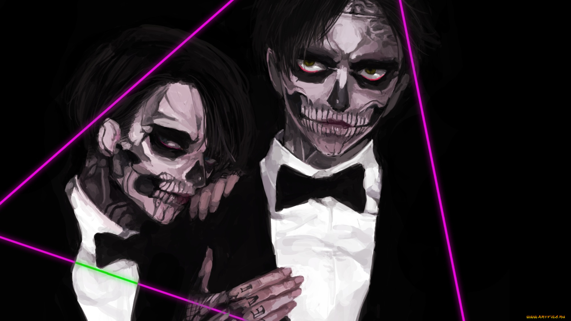 аниме, shingeki, no, kyojin, эрен, леви