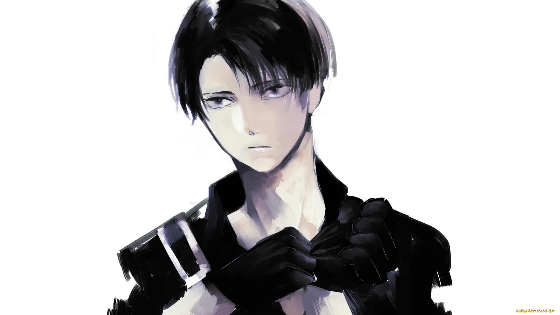 аниме, shingeki, no, kyojin, леви