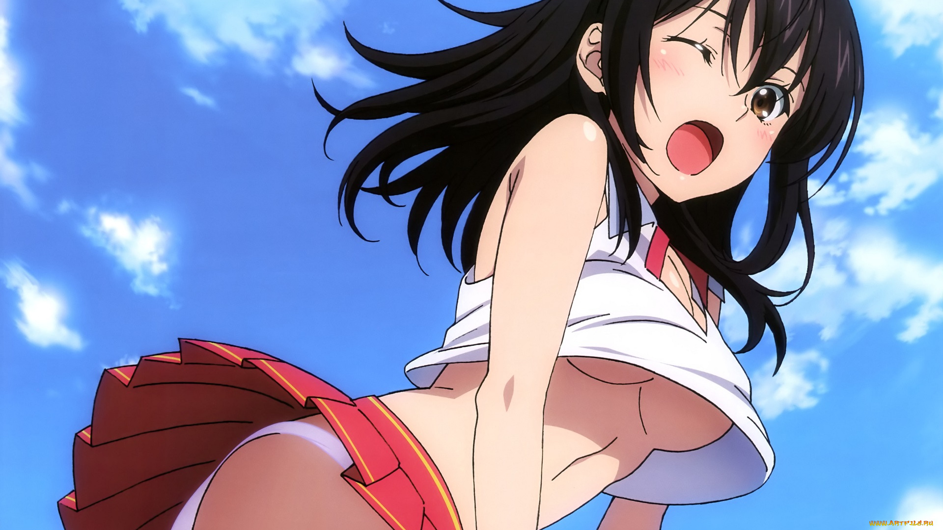 аниме, strike, the, blood, девушка