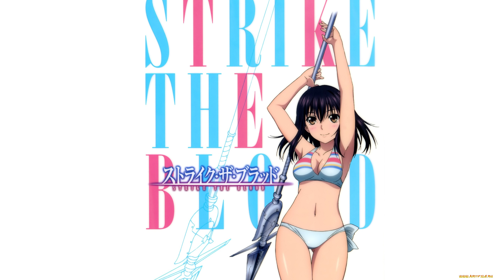 аниме, strike, the, blood, девушка, юкина